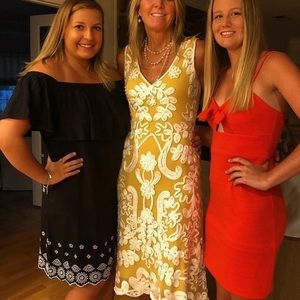 Black off-shoulder dress